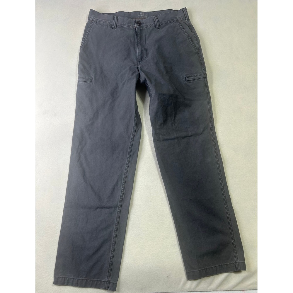 Pacific Collection Crossover Cargo Pants Mens 34x34 Gray Cotton Straight Utility